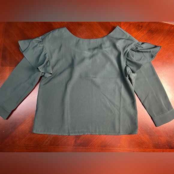 J.O.A. Ruffle Sleeve Blouse - Picture 2 of 8
